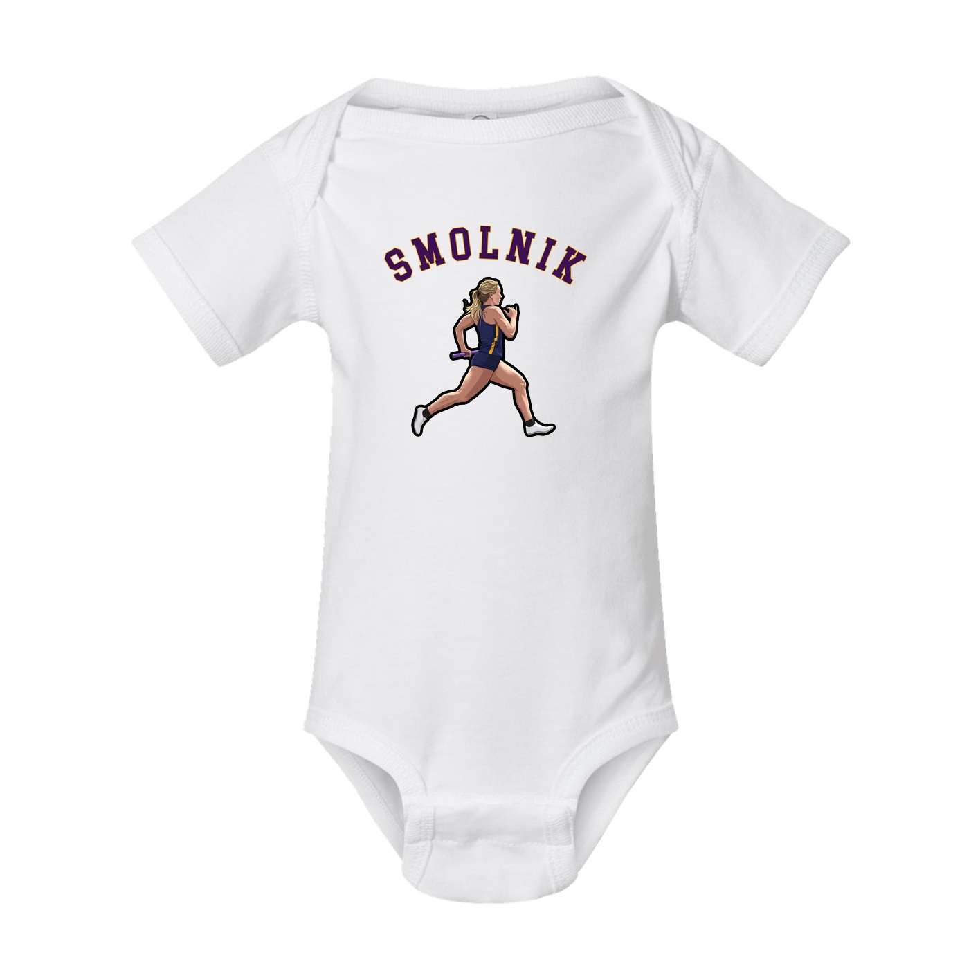 Baby Onesie — Shirsey Arch in White