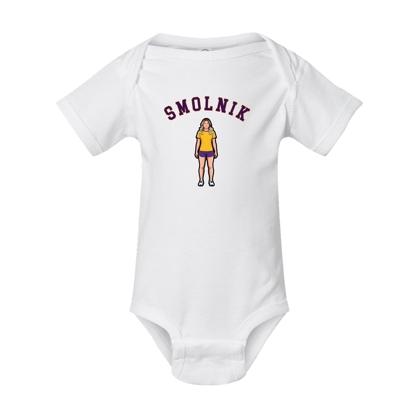 Baby Onesie — Shirsey Arch in White