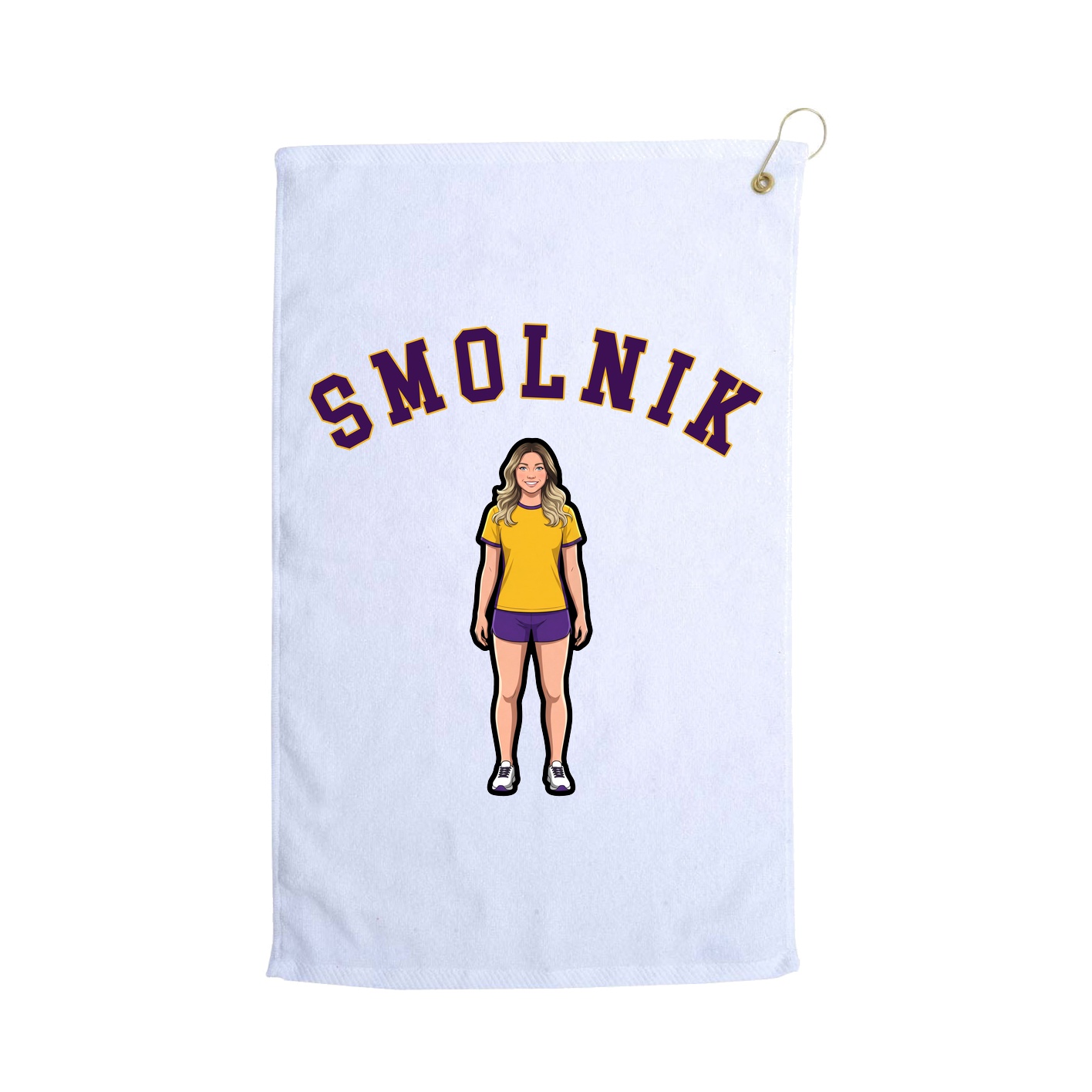 Golf Towel — Shirsey Arch in White
