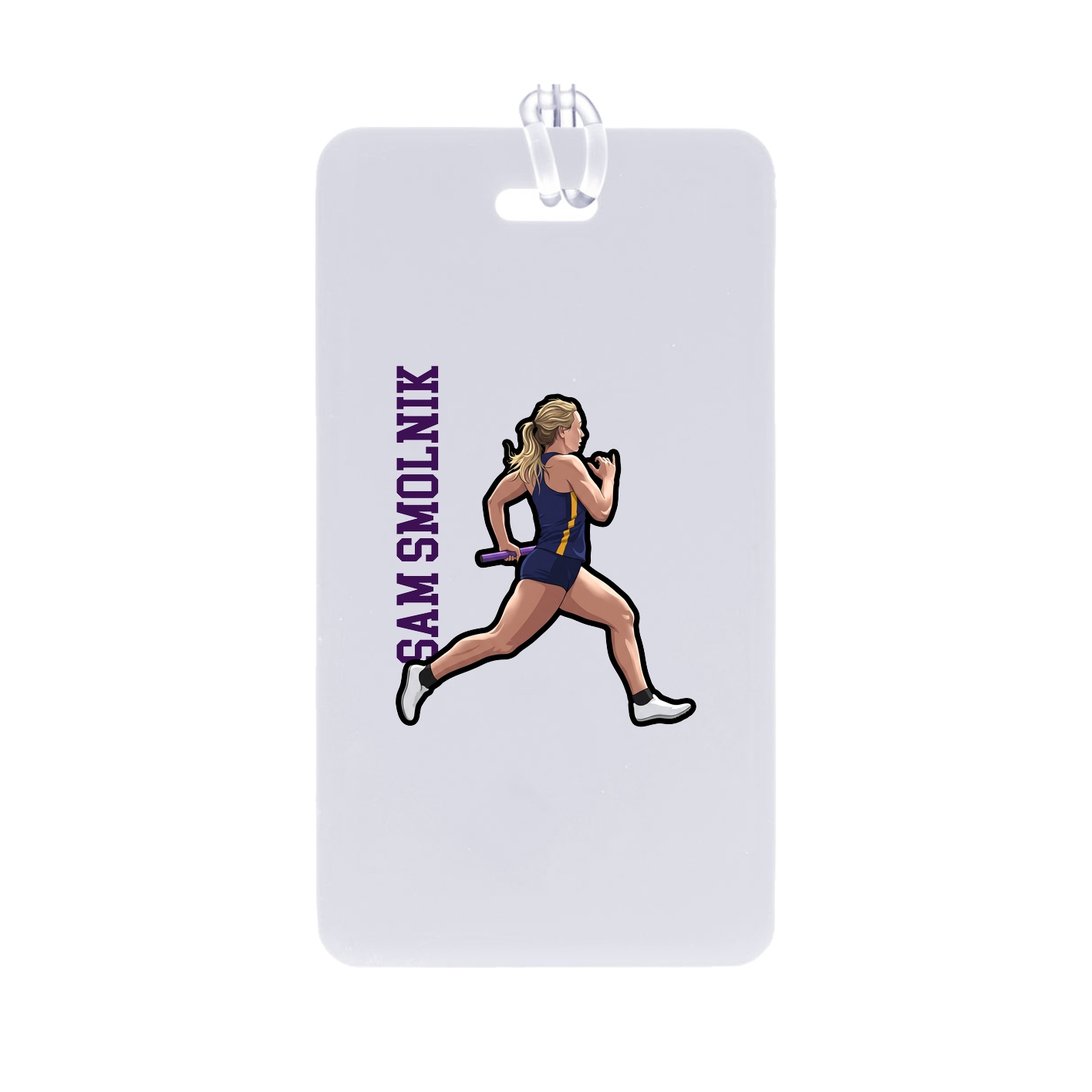 Bag Tag — Name Vertical in Classic