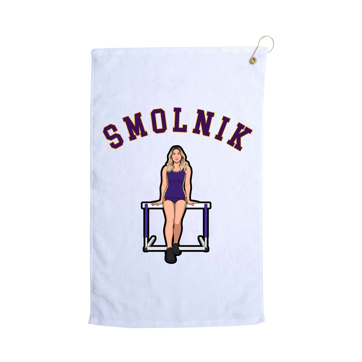 Golf Towel — Shirsey Arch in White