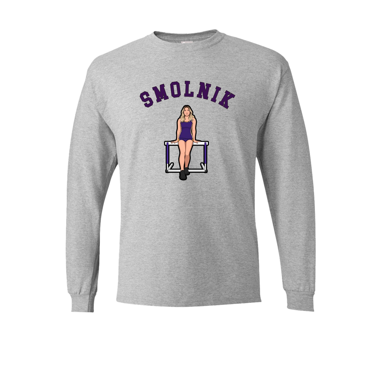 Long Sleeve Tee — Shirsey Arch in Grey