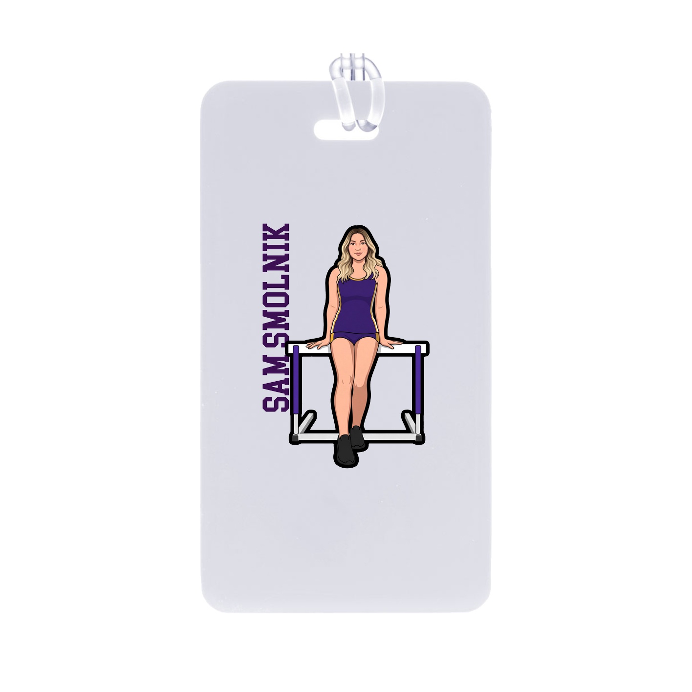 Bag Tag — Name Vertical in Classic