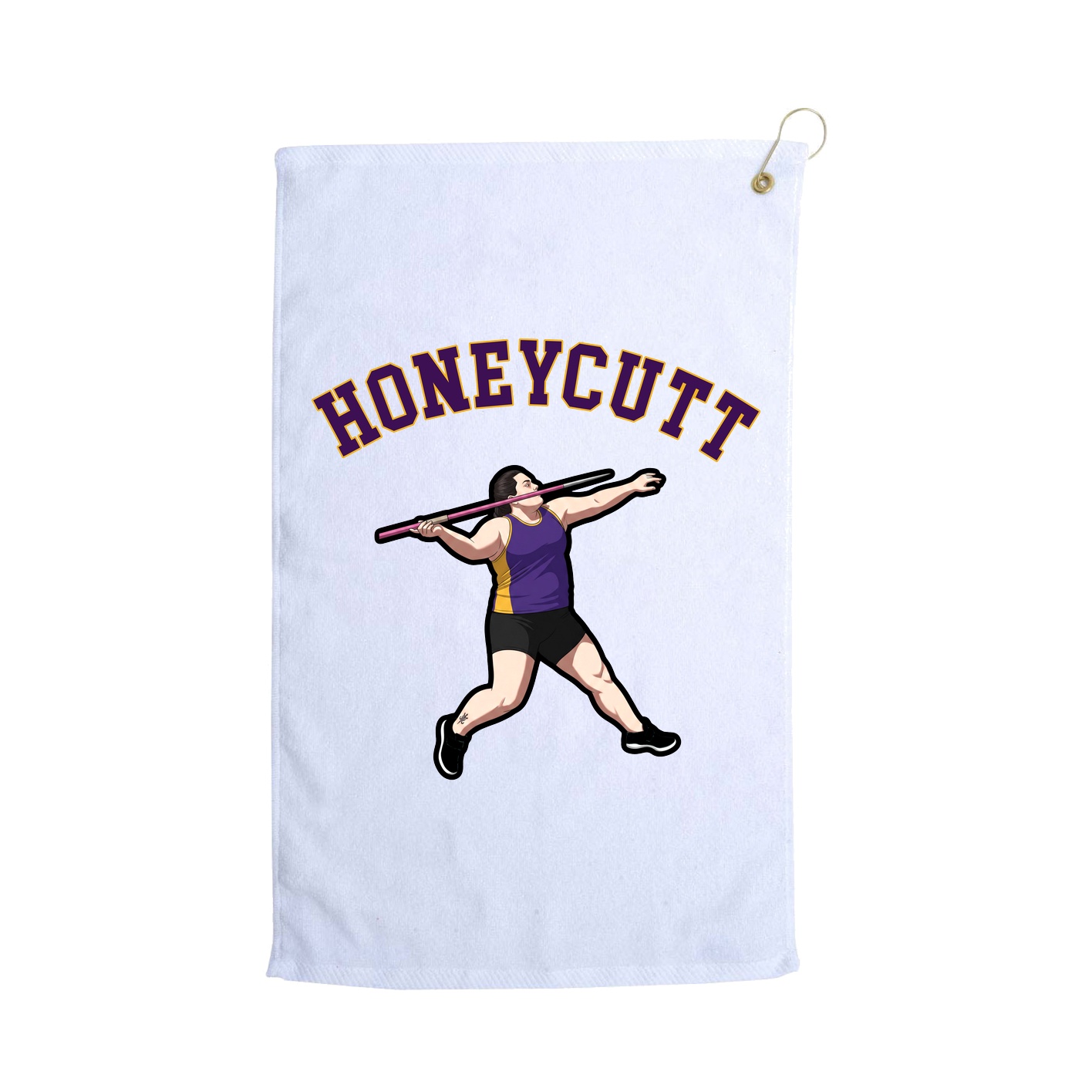 Golf Towel — Shirsey Arch in White