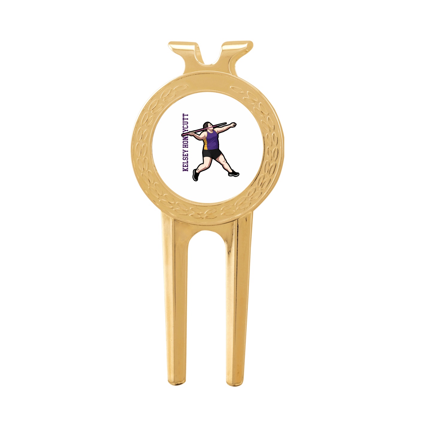 Divot Tool with Ball Marker — Name Vertical in Classic