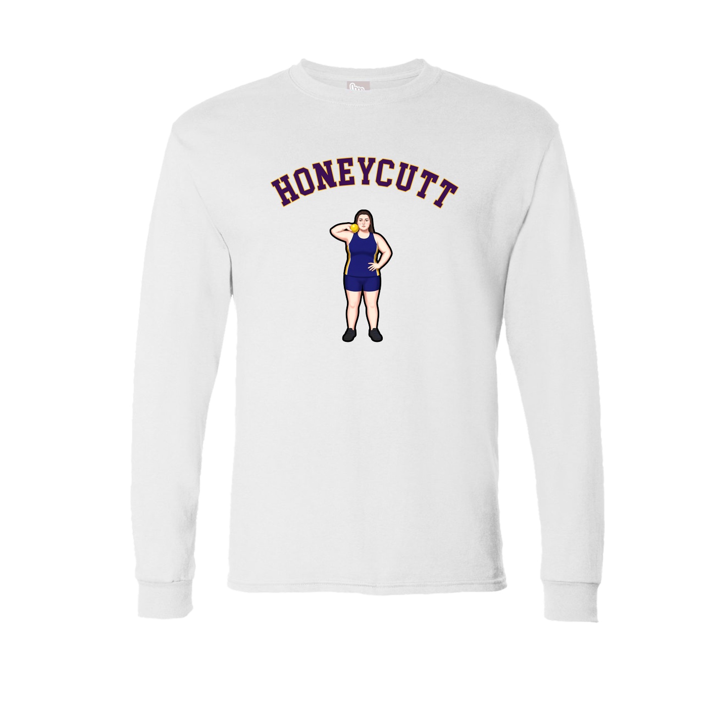 Long Sleeve Tee — Shirsey Arch in White
