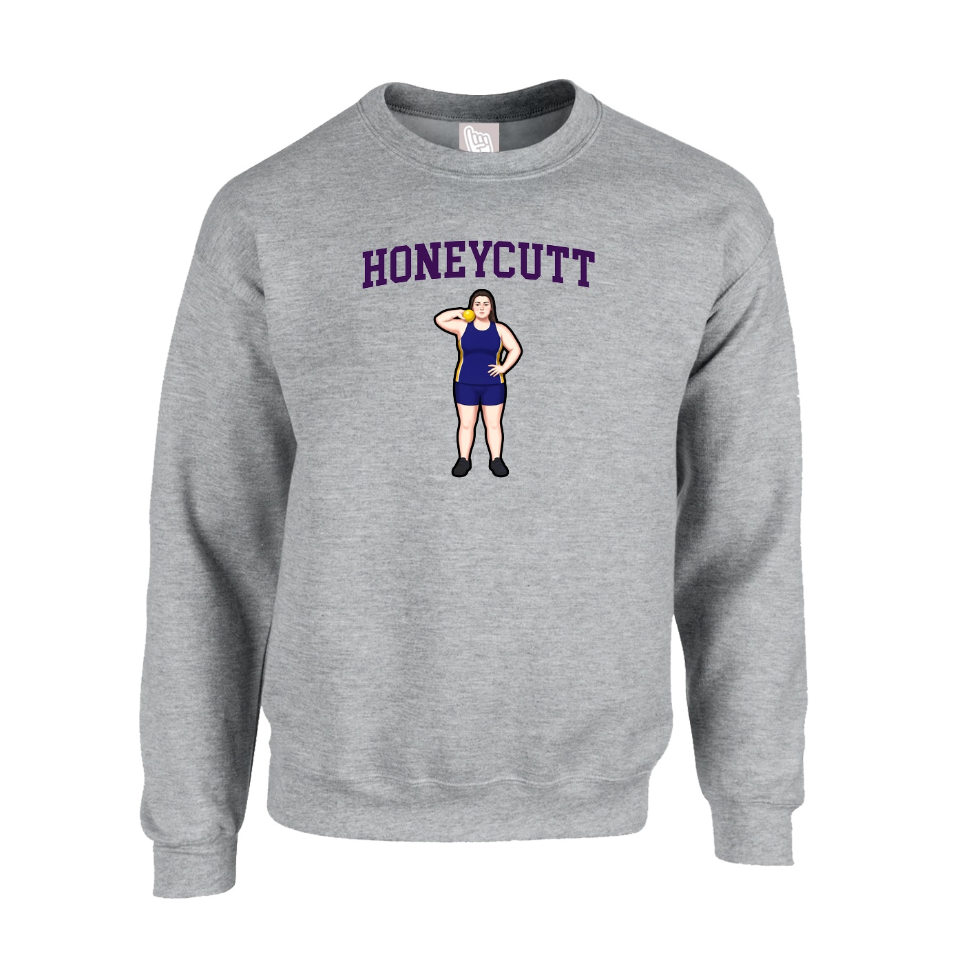 Fleece Crew — Shirsey in Grey