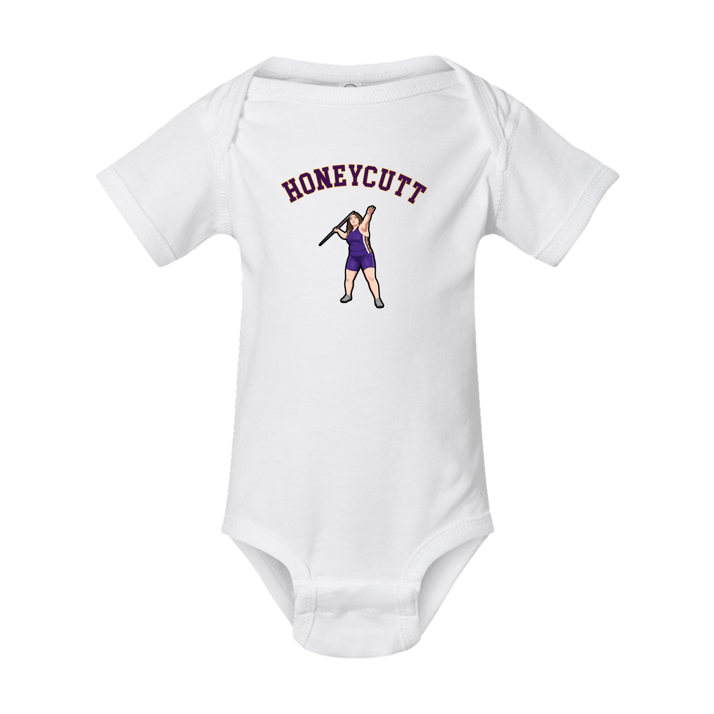 Baby Onesie — Shirsey Arch in White