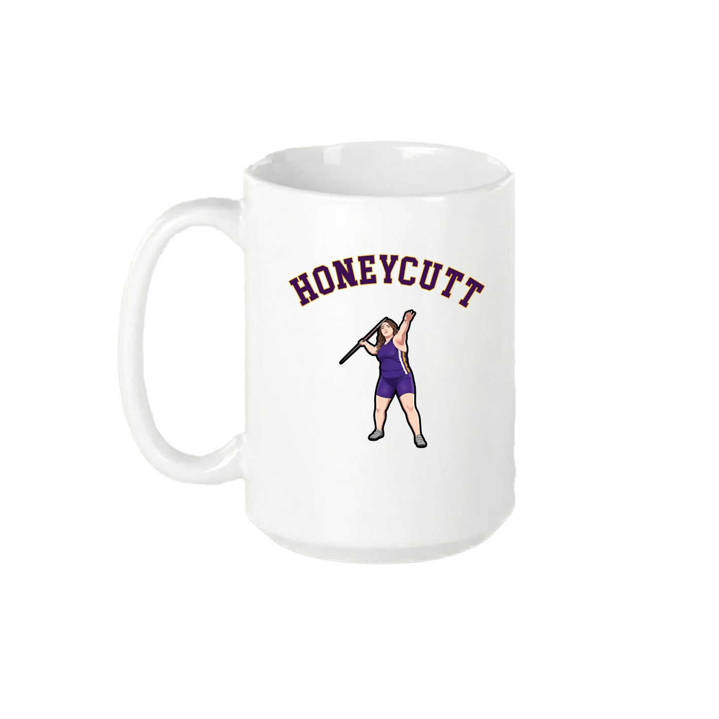 15oz Coffee Mug — Shirsey Arch in White