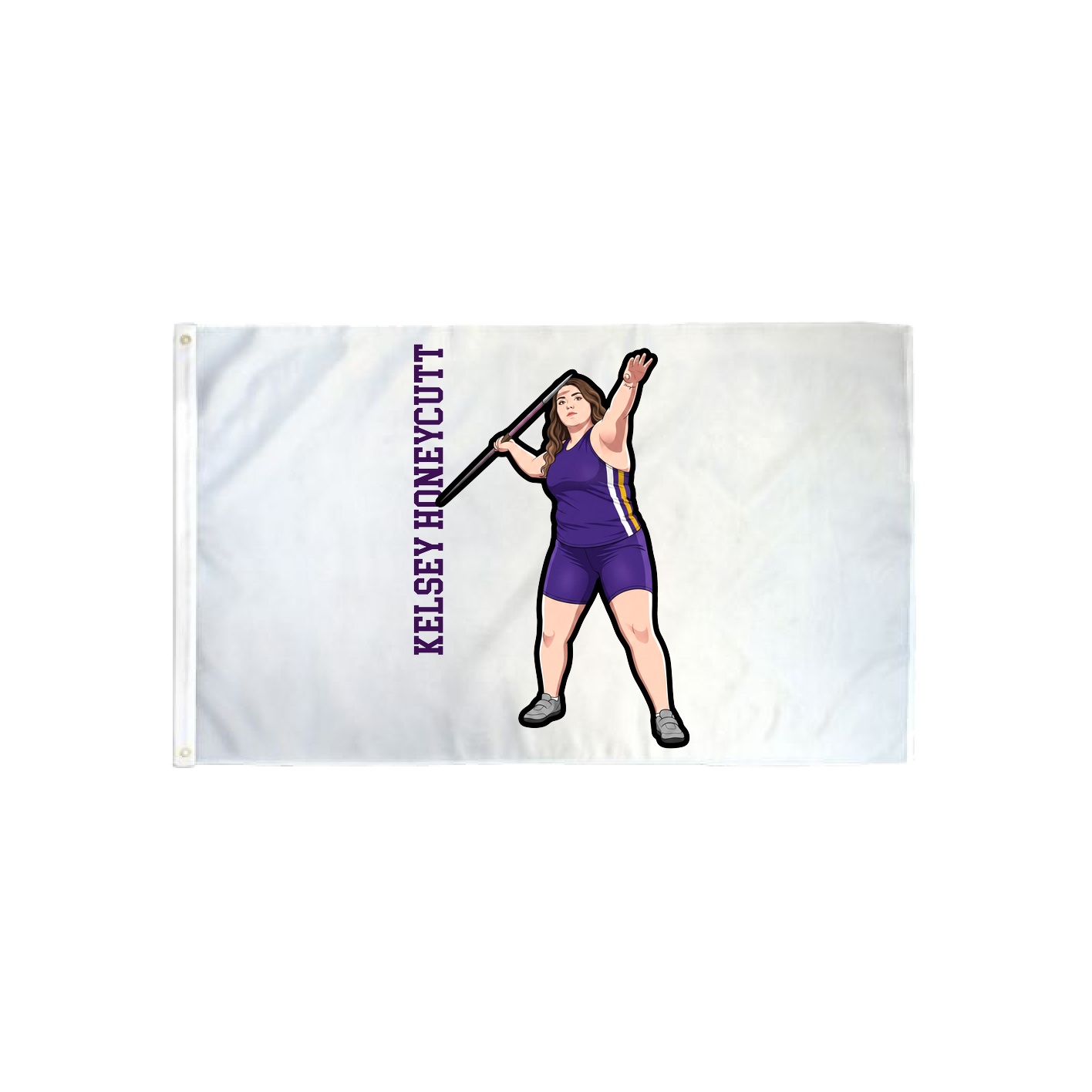 3x5 Flag — Name Vertical in Classic