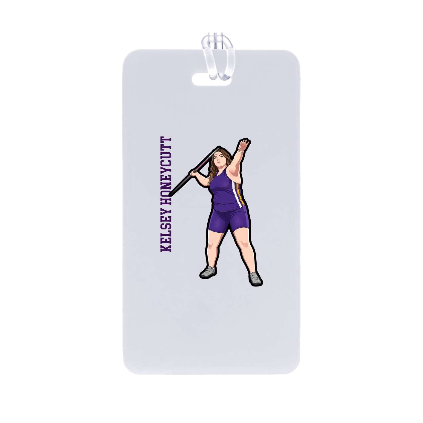 Bag Tag — Name Vertical in Classic