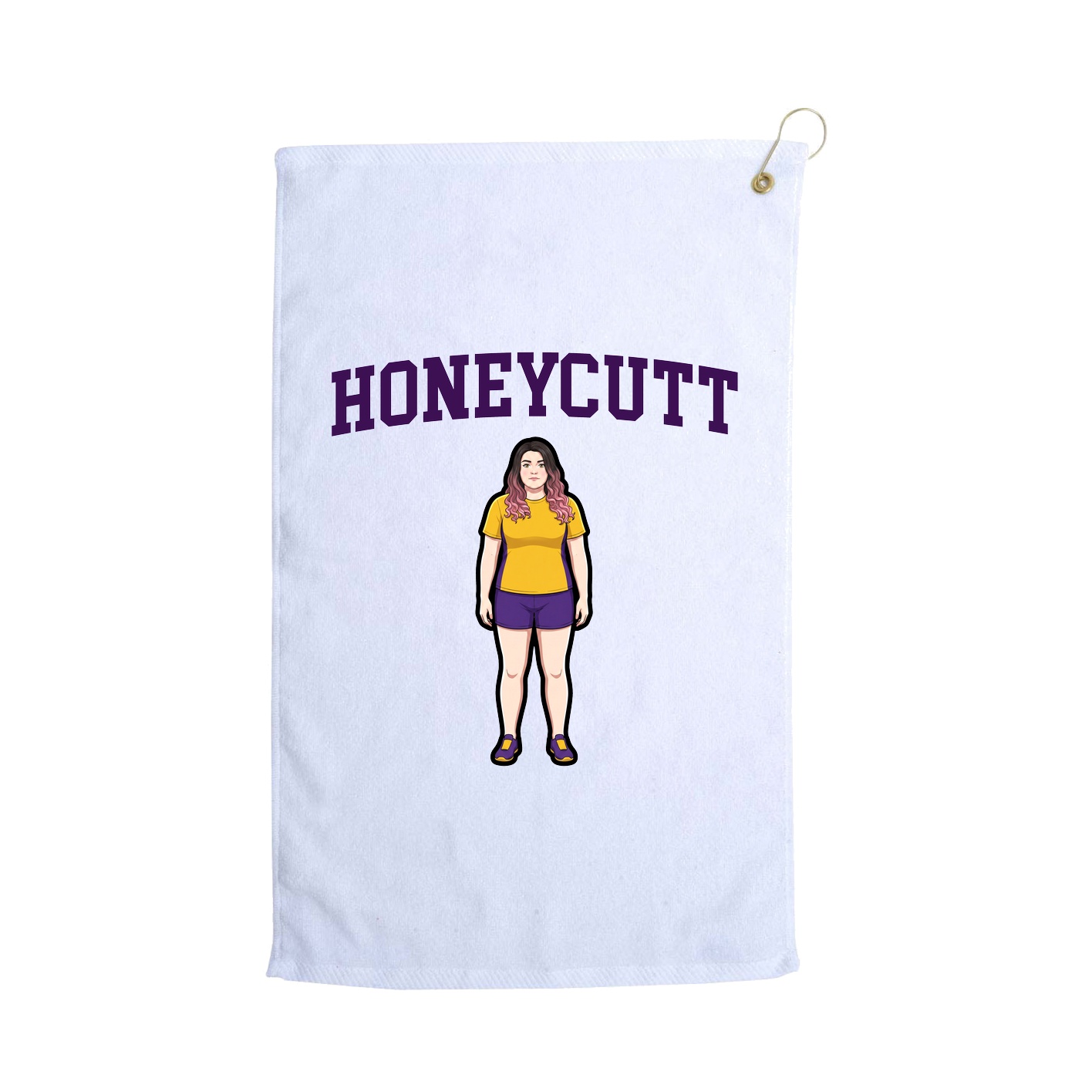 Golf Towel — Shirsey in White