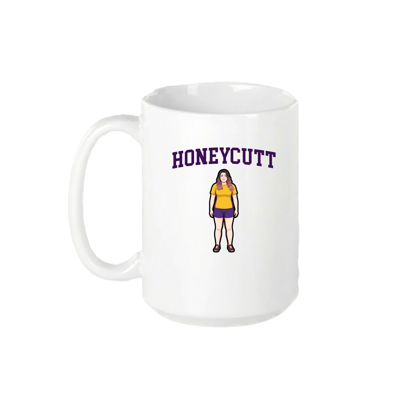 15oz Coffee Mug — Shirsey in White