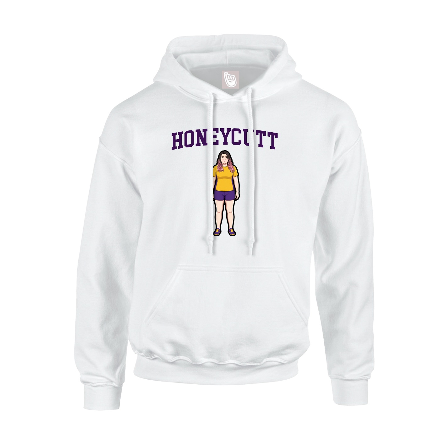 Hoodie — Shirsey in White