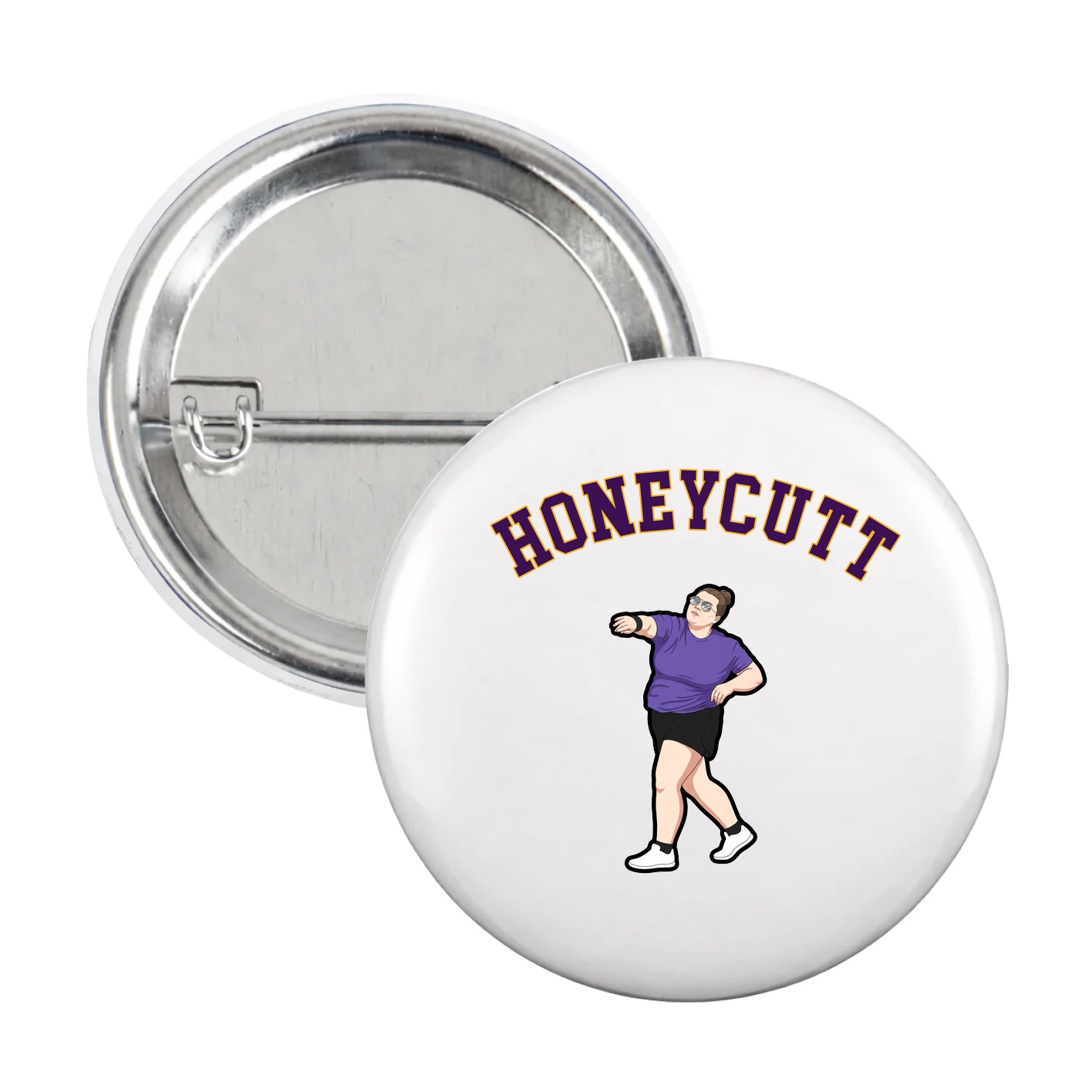 Game Day Button — Shirsey Arch in White