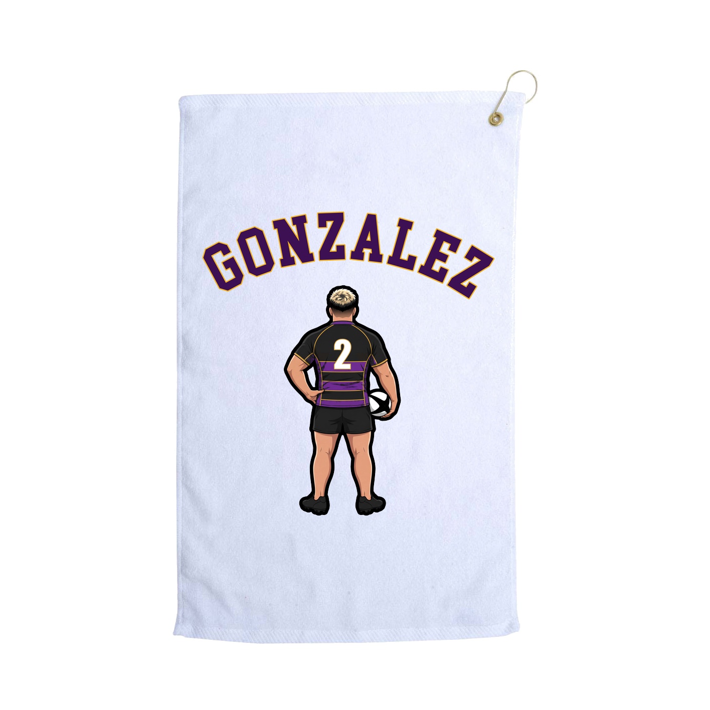 Golf Towel — Shirsey Arch in White