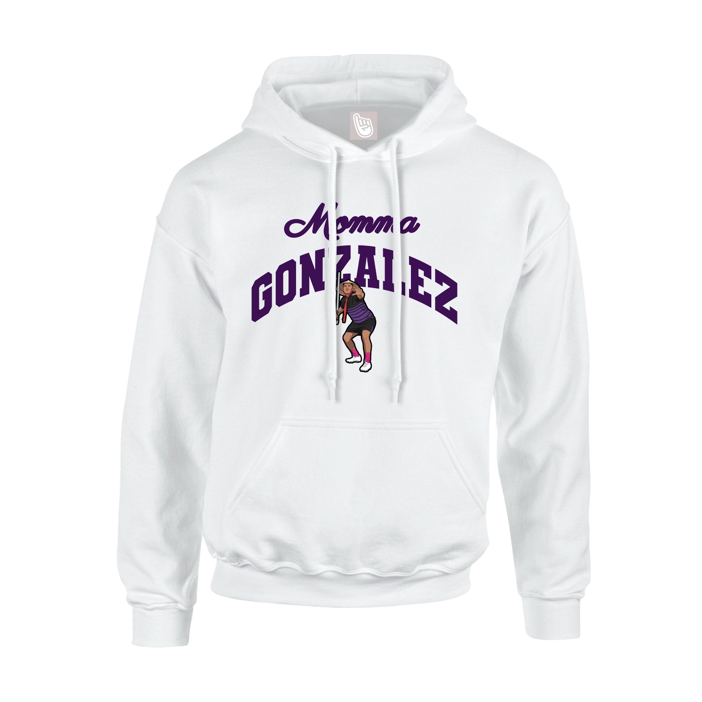 Hoodie — Mothers Day Arch in White