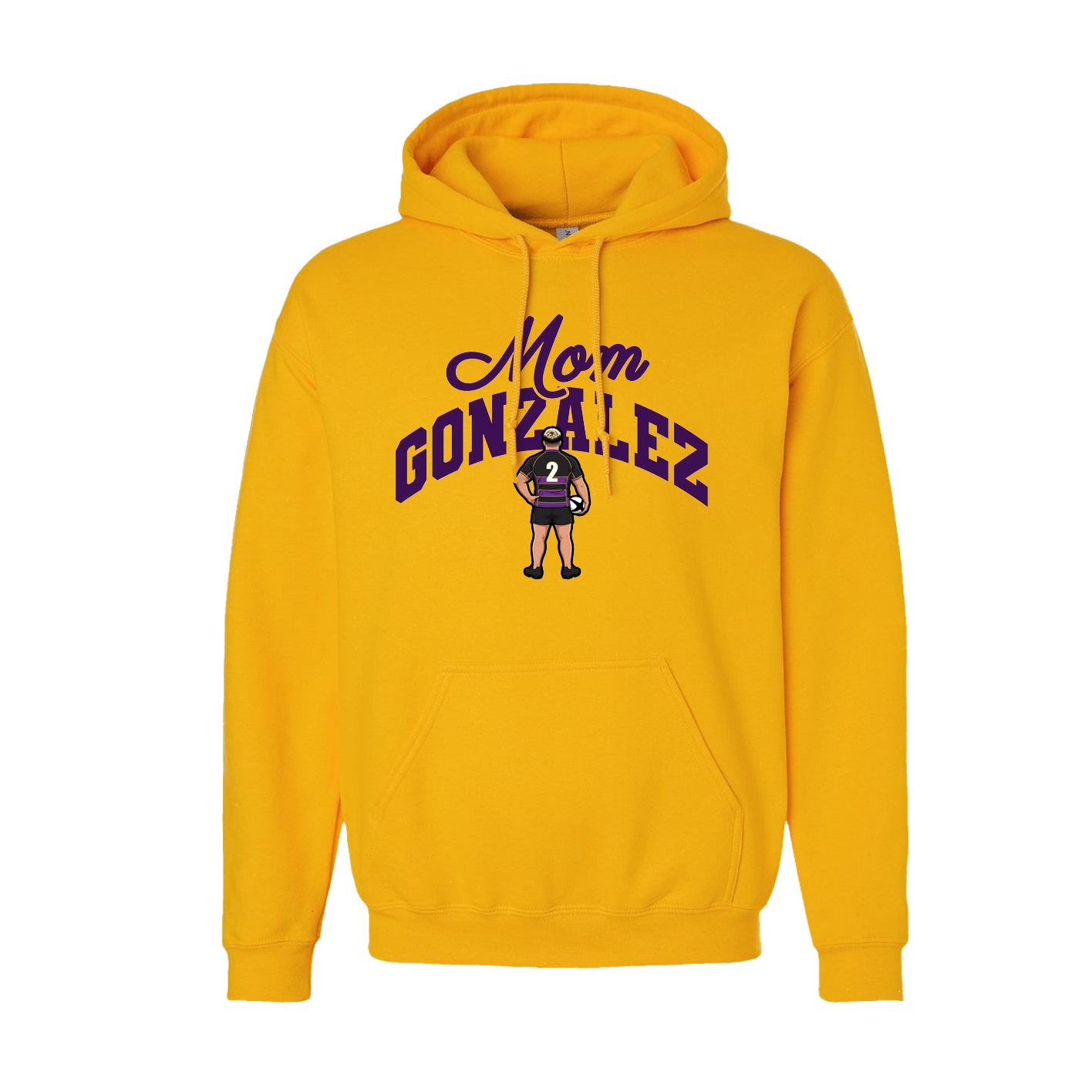 Hoodie — Mothers Day Arch in Gold