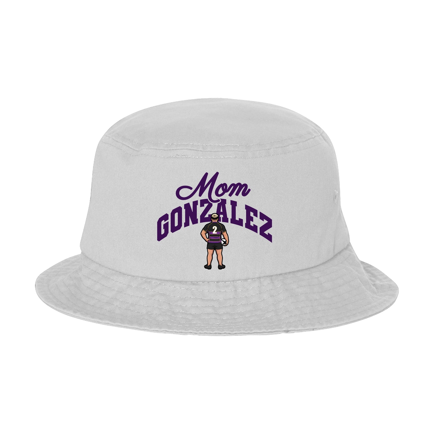 Bucket Cap — Mothers Day Arch in White