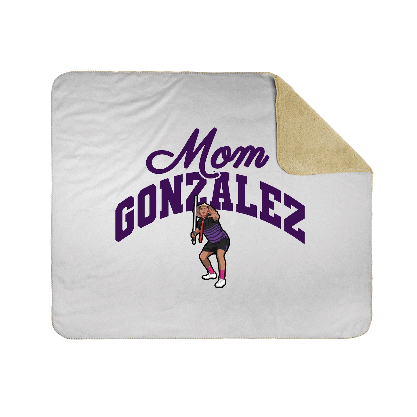 Throw Blanket — Mothers Day Arch in White