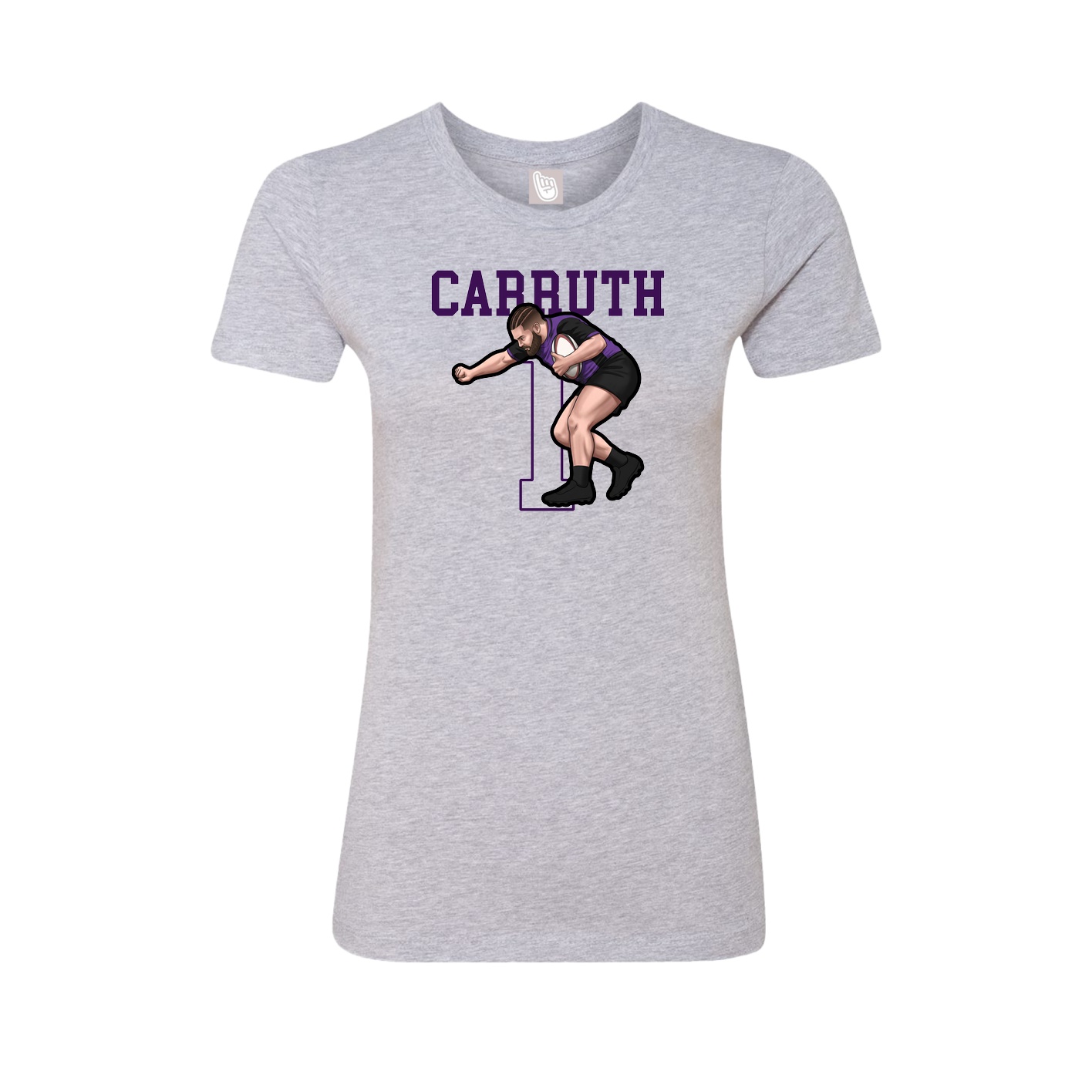 Fitted Women's Tee — Shirsey in Grey