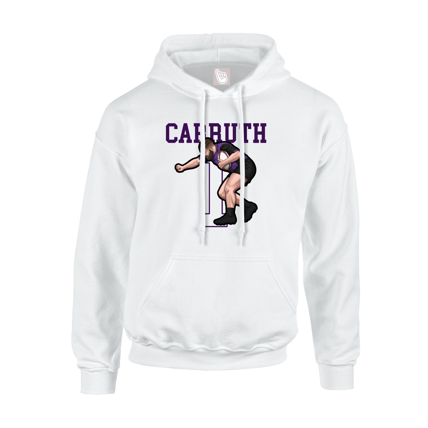 Hoodie — Shirsey in White