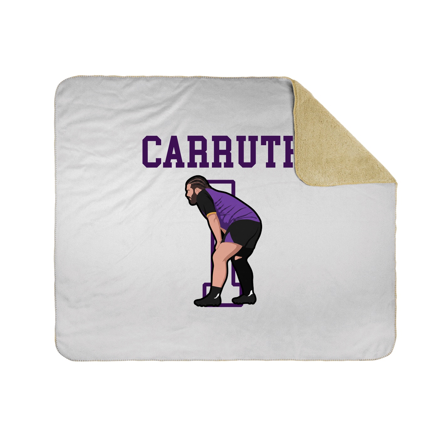 Throw Blanket — Shirsey in White