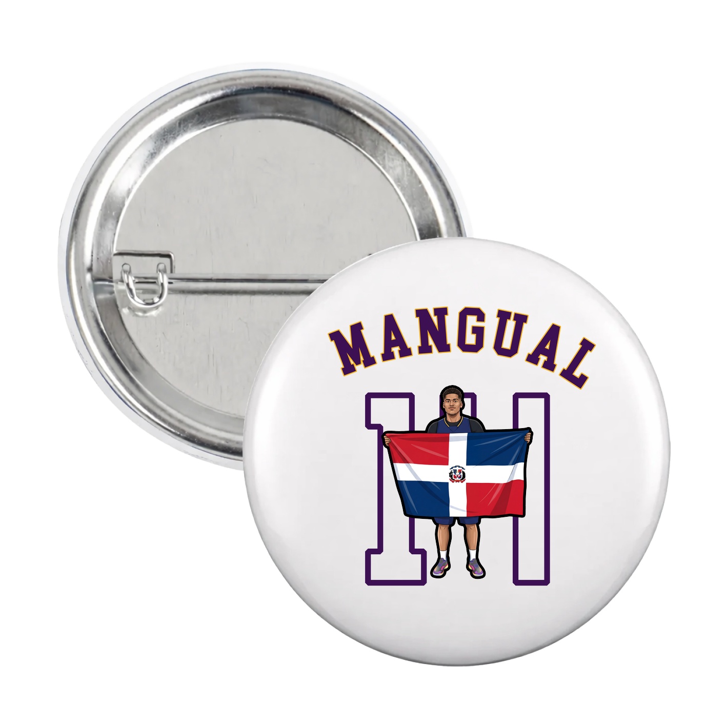 Game Day Button — Shirsey Arch in White