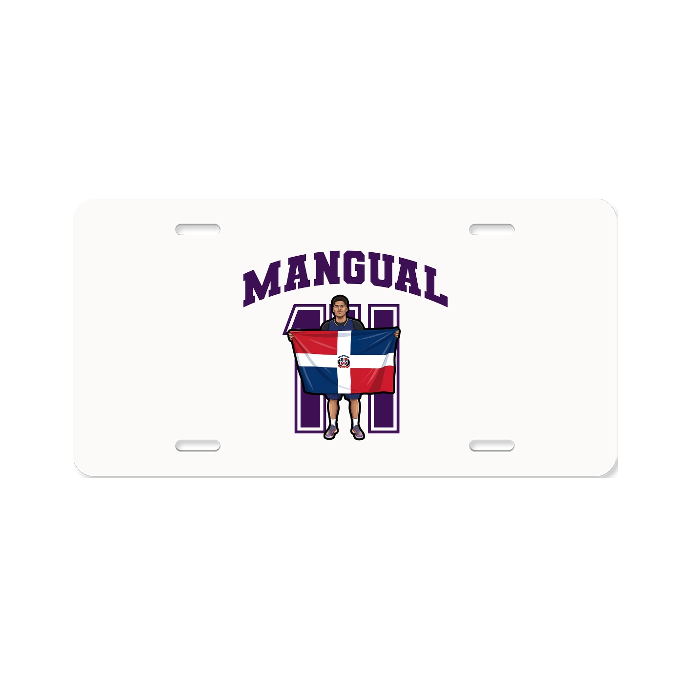 License Plate — Number in Classic