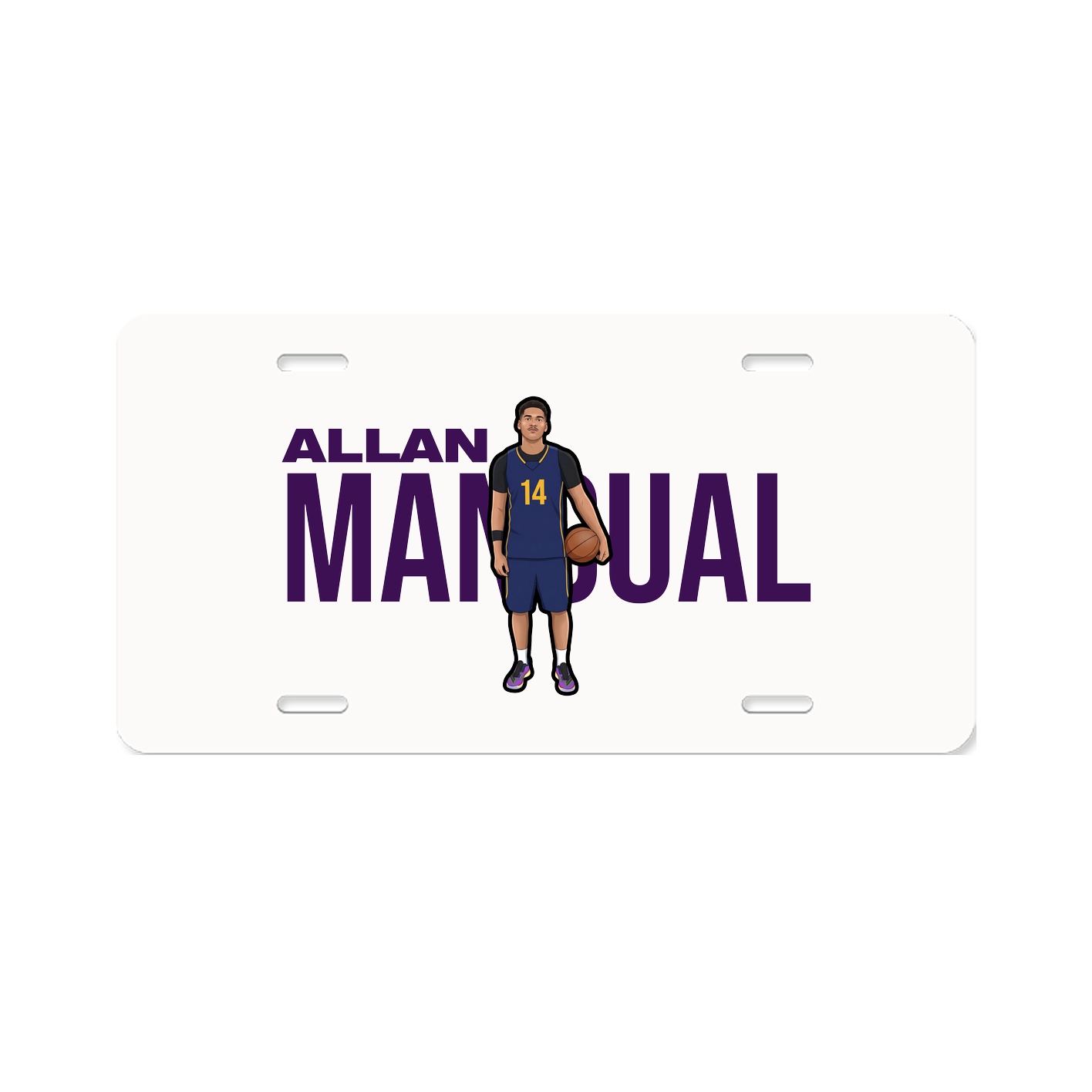 License Plate — Player Name in Classic
