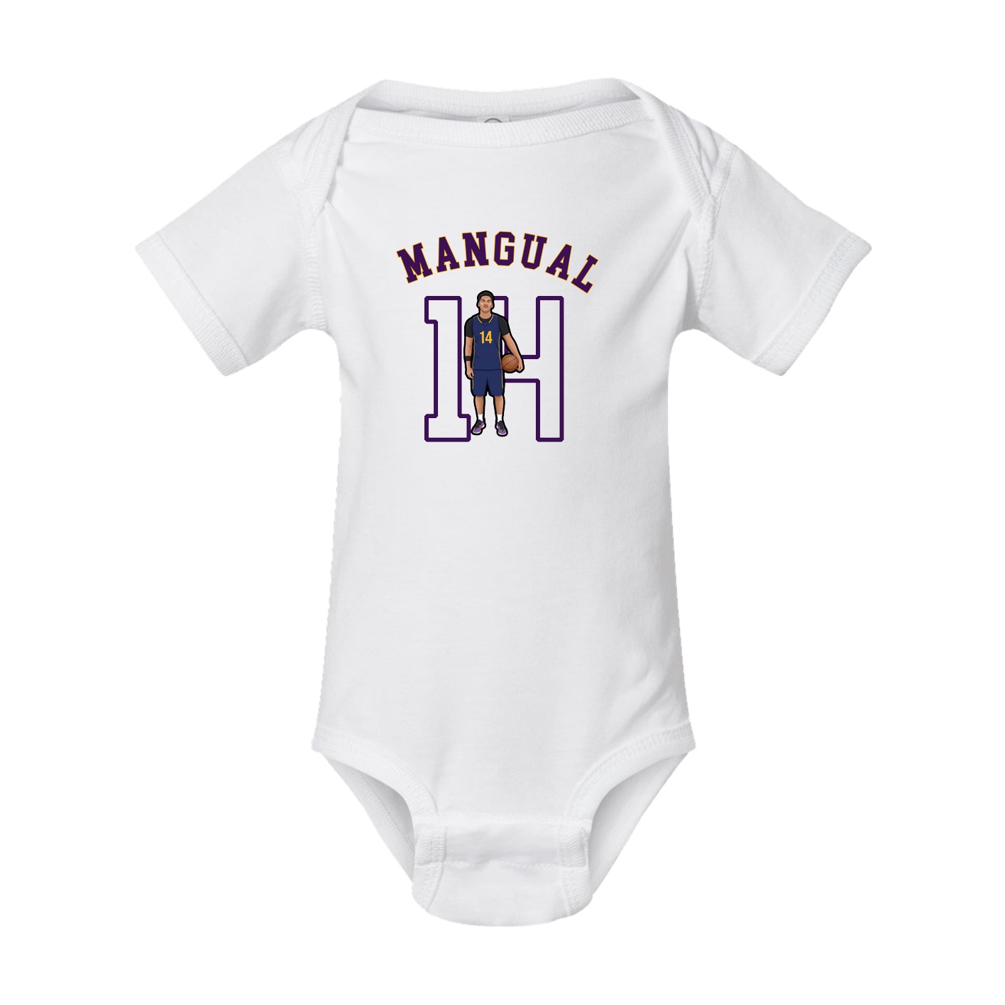 Baby Onesie — Shirsey Arch in White