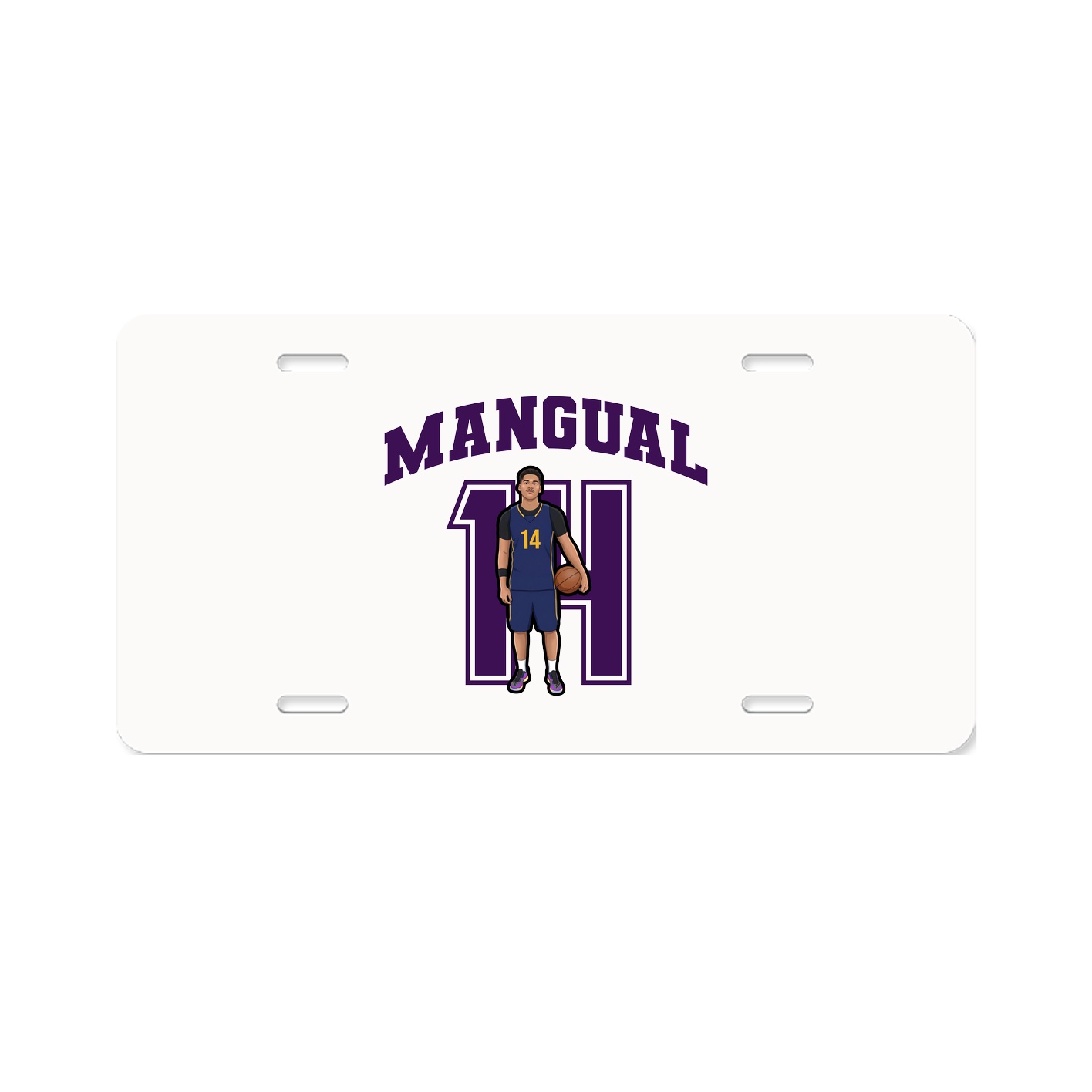 License Plate — Number in Classic