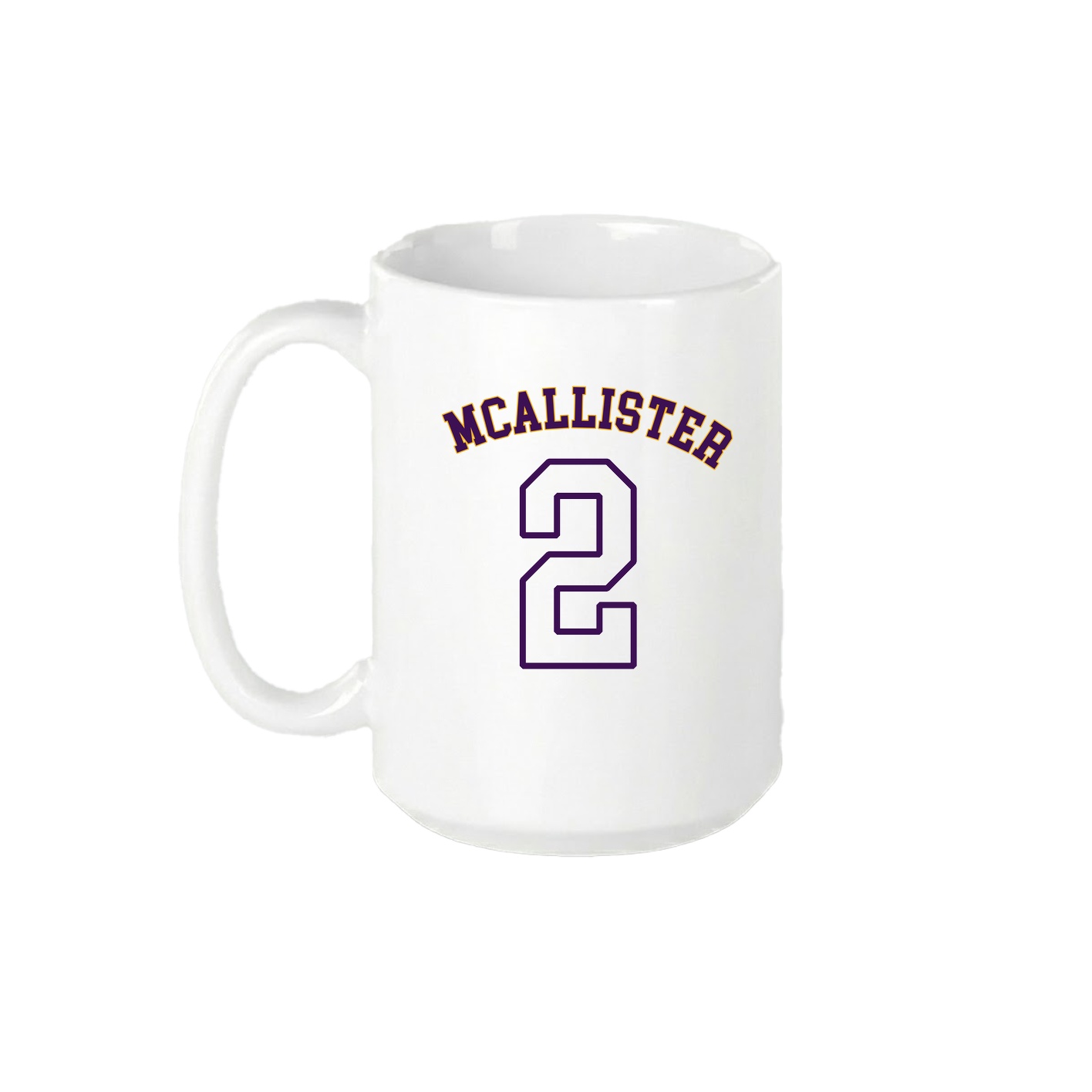 15oz Coffee Mug — Shirsey Arch in White