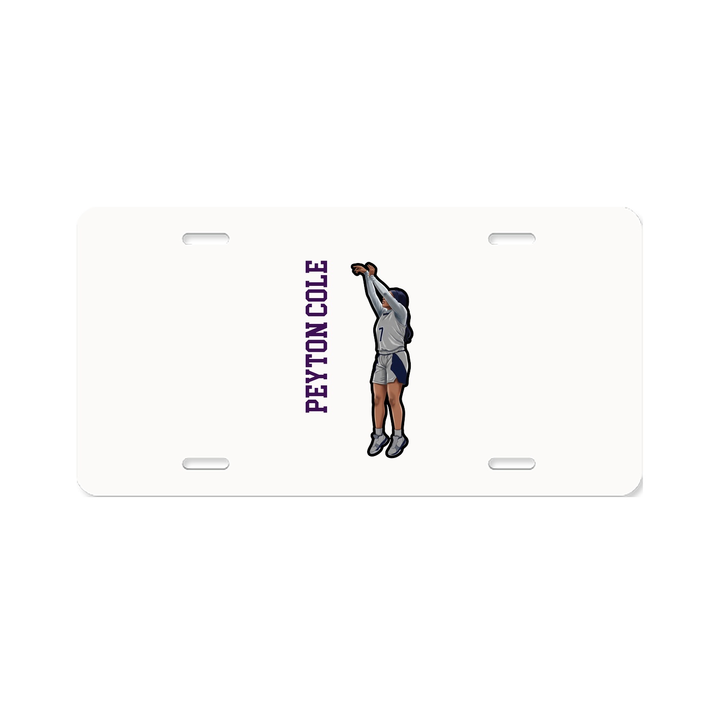 Aluminum License Plate