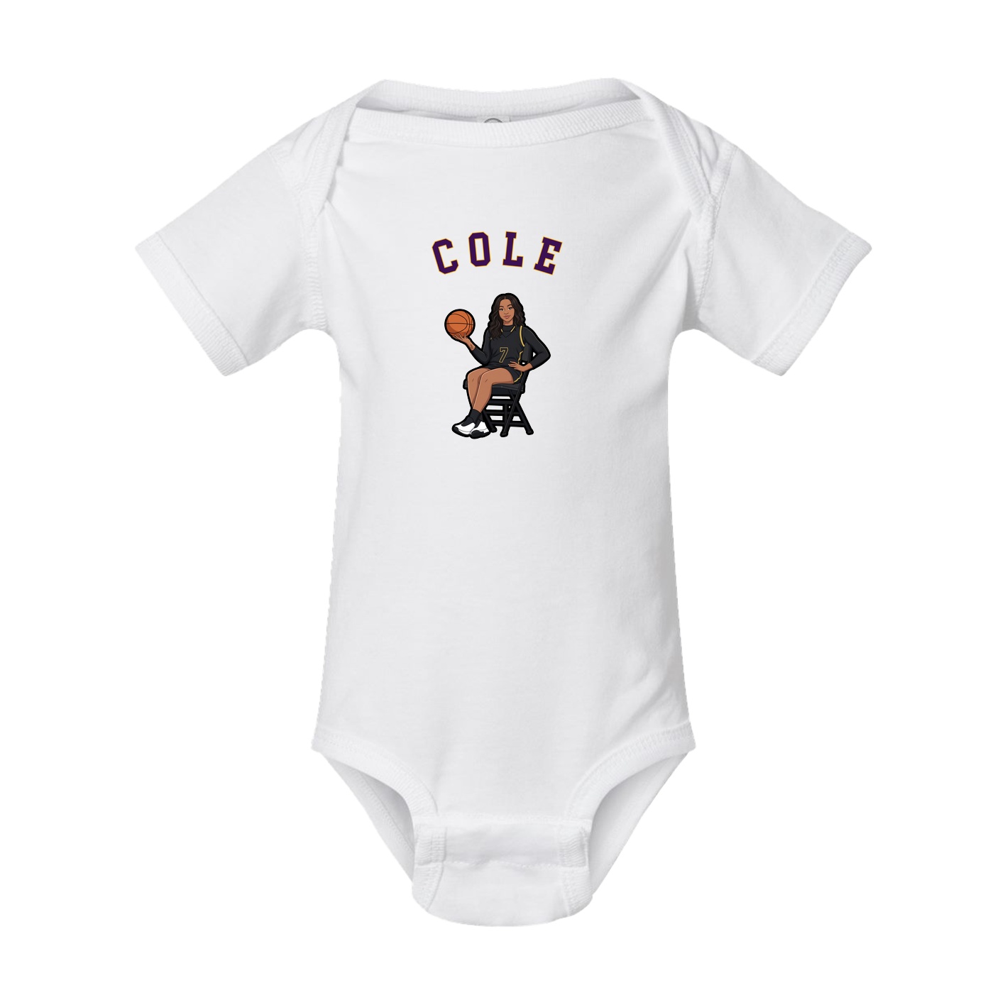Baby Onesie — Shirsey Arch in White