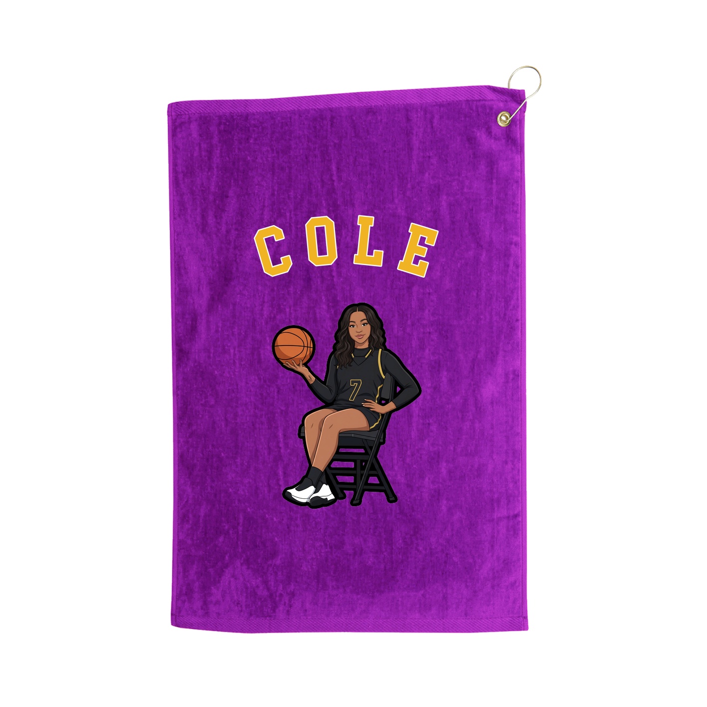 Golf Towel — Shirsey Arch in Purple