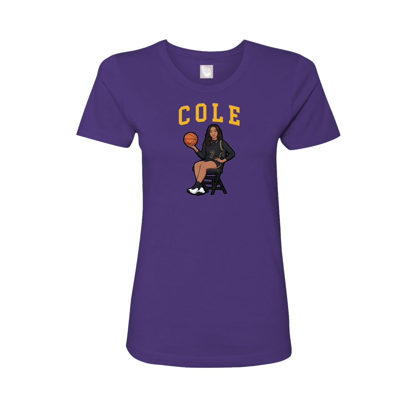 Fitted Women's Tee — Shirsey in Purple