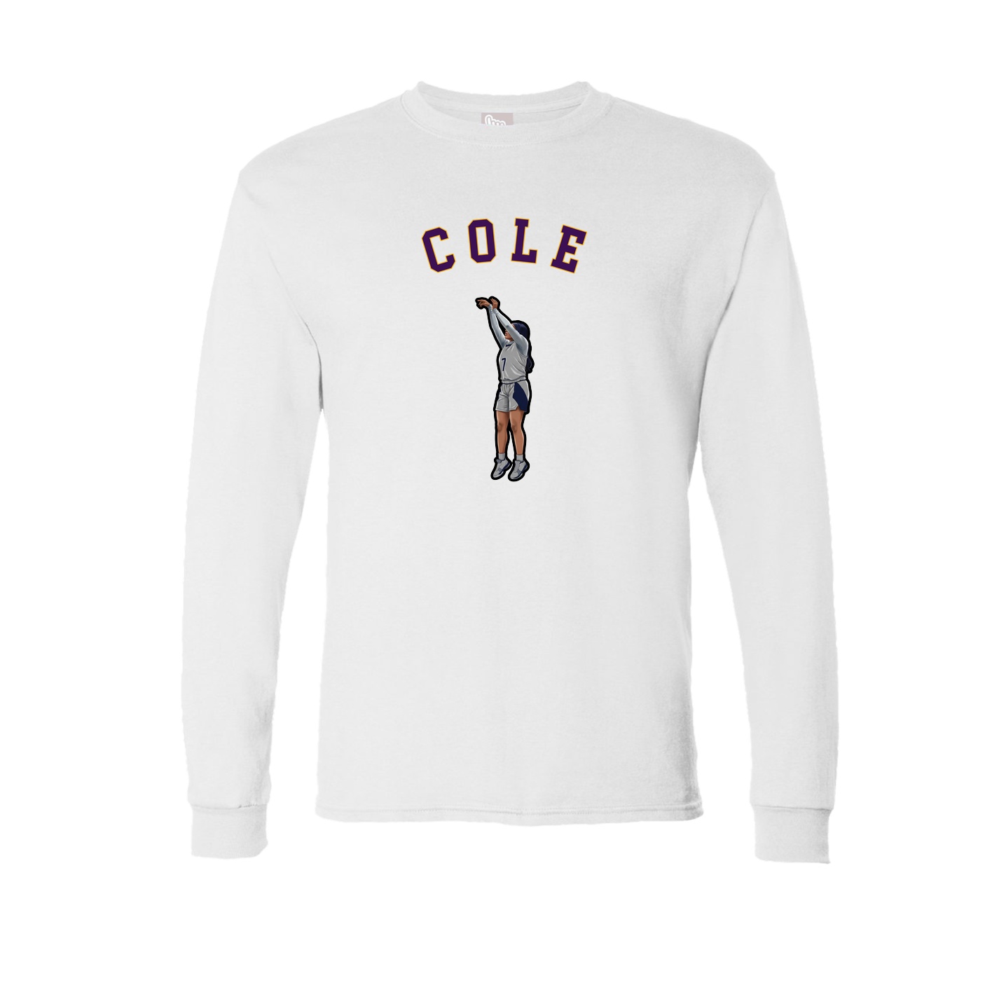 Long Sleeve Tee — Shirsey Arch in White