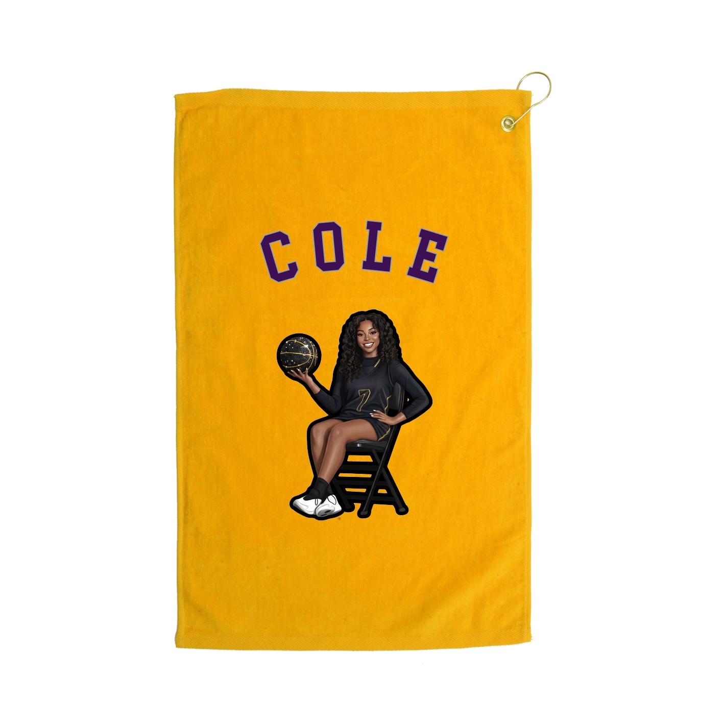 Golf Towel — Shirsey Arch in Gold