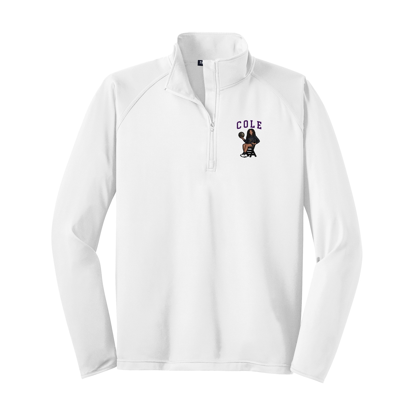 Q-Zip Pullover — Shirsey in White