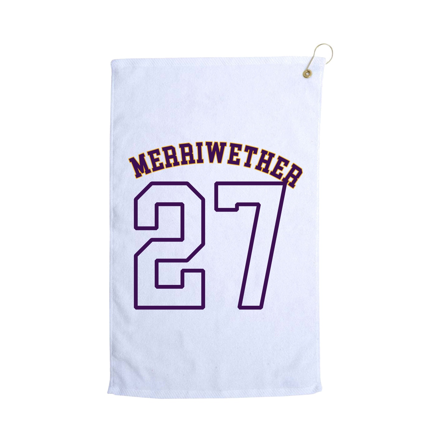 Golf Towel — Shirsey Arch in White