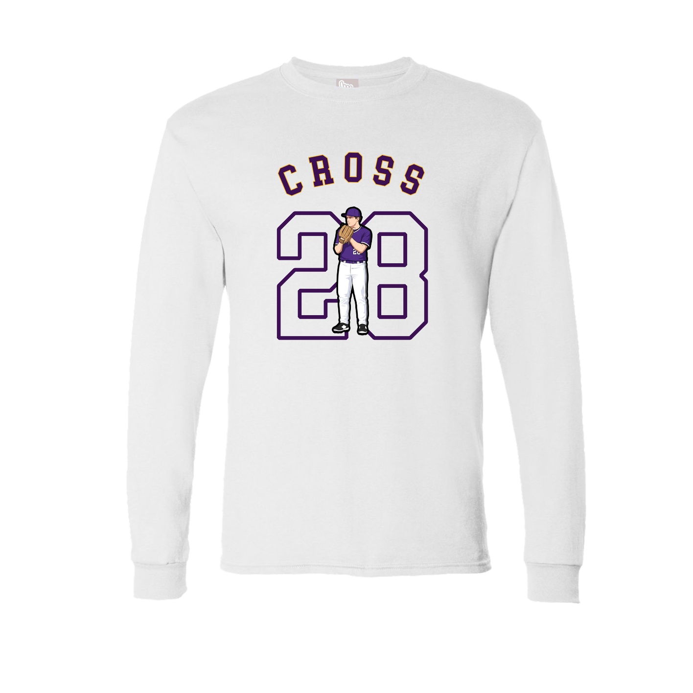 Long Sleeve Tee — Shirsey Arch in White