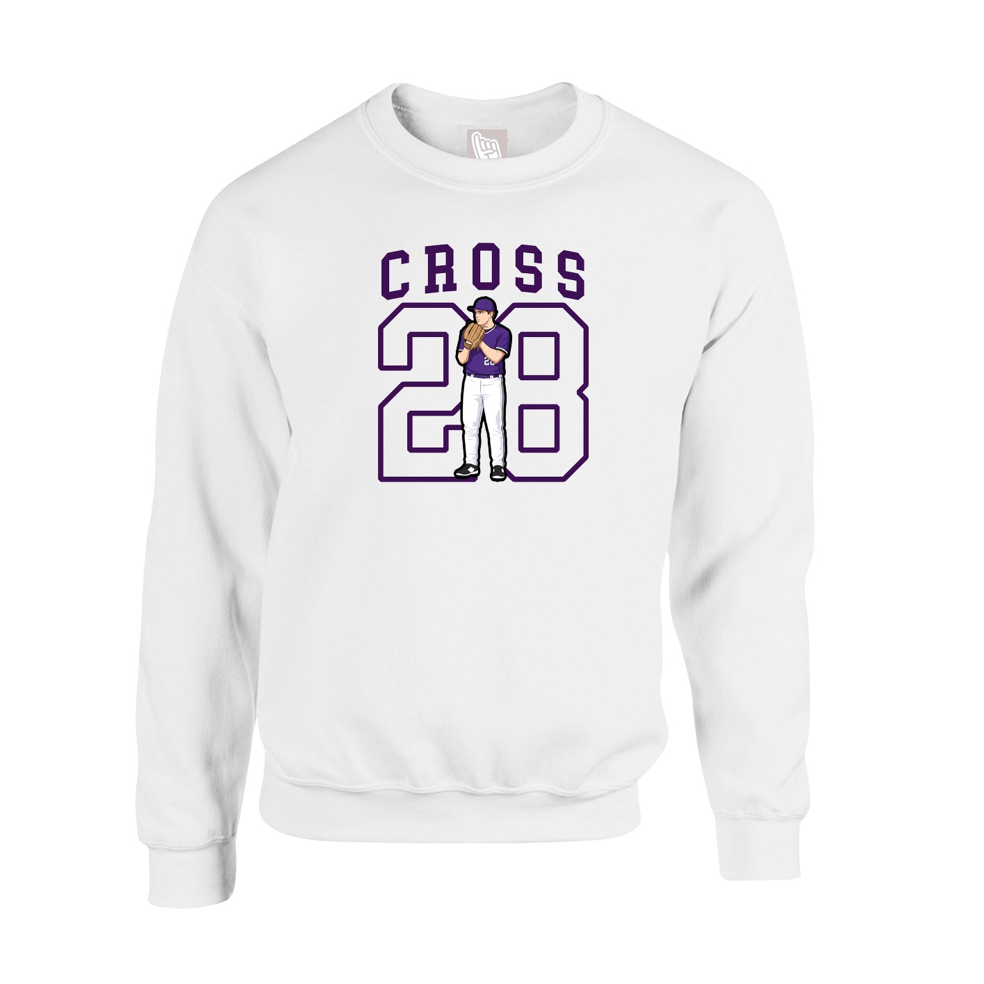 Fleece Crew — Shirsey in White