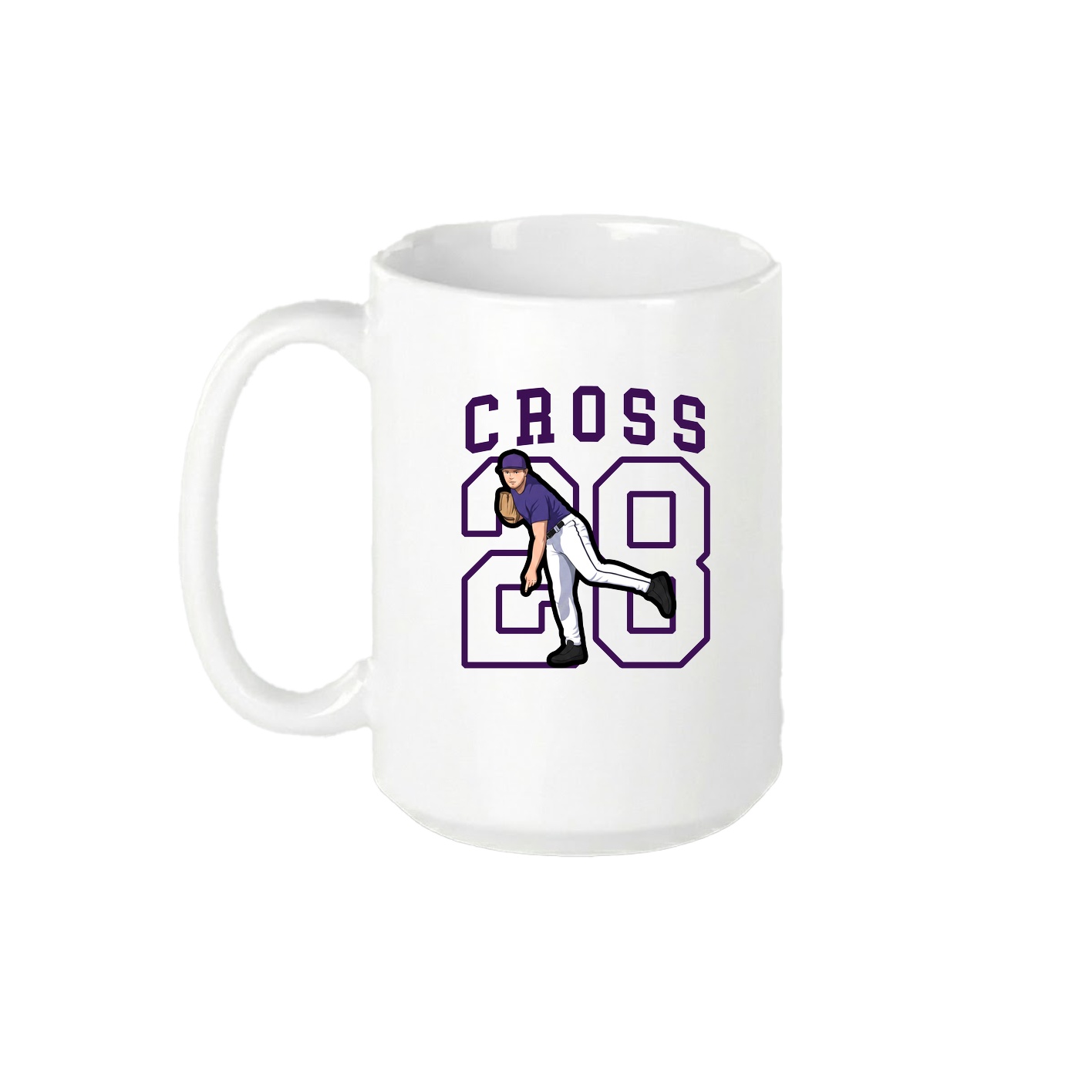 15oz Coffee Mug — Shirsey in White
