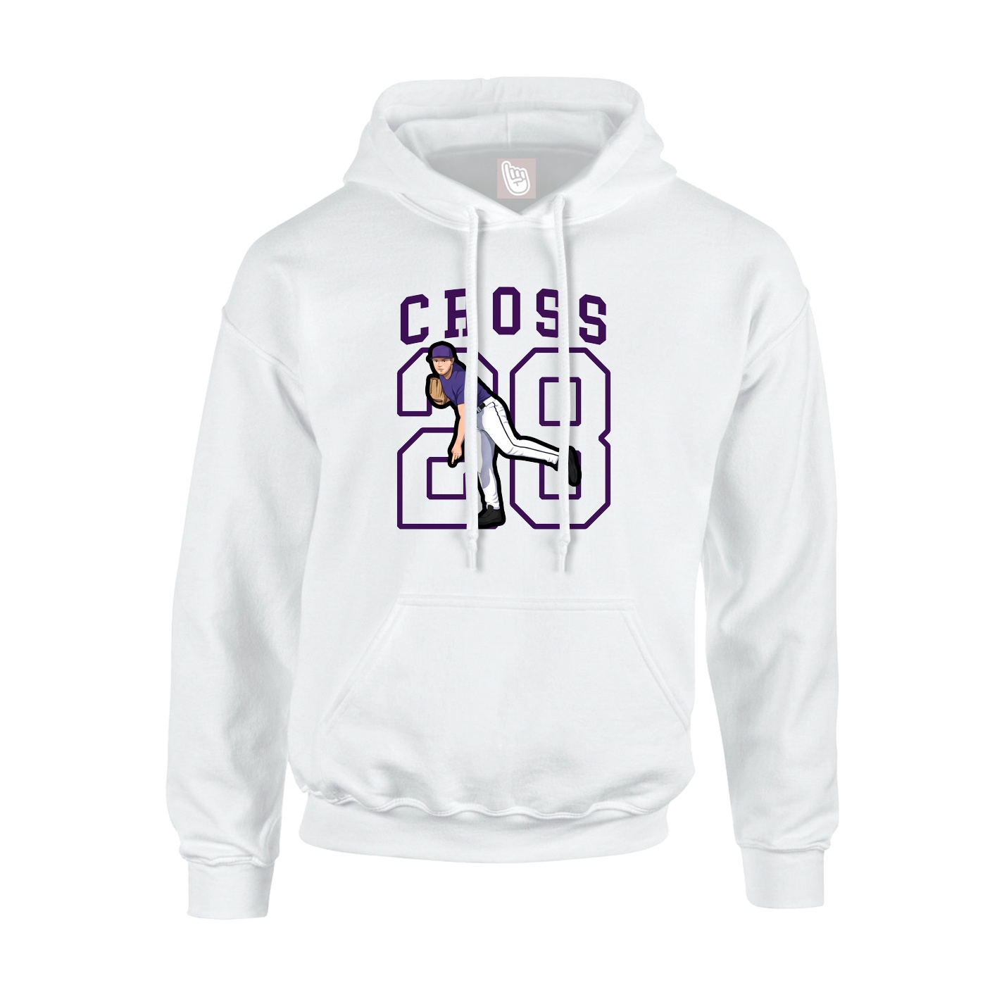 Hoodie — Shirsey in White