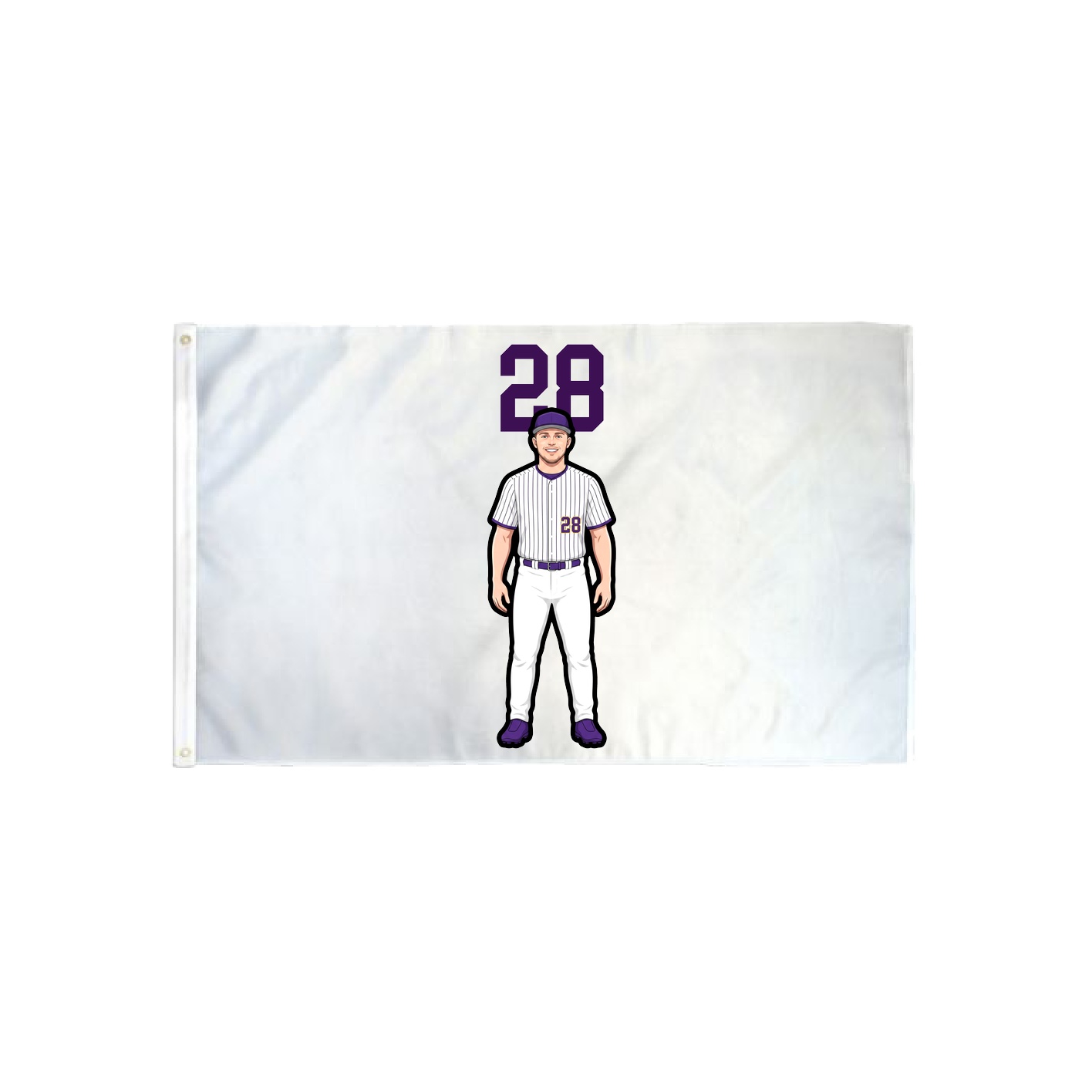3x5 Flag — Number Top in Classic