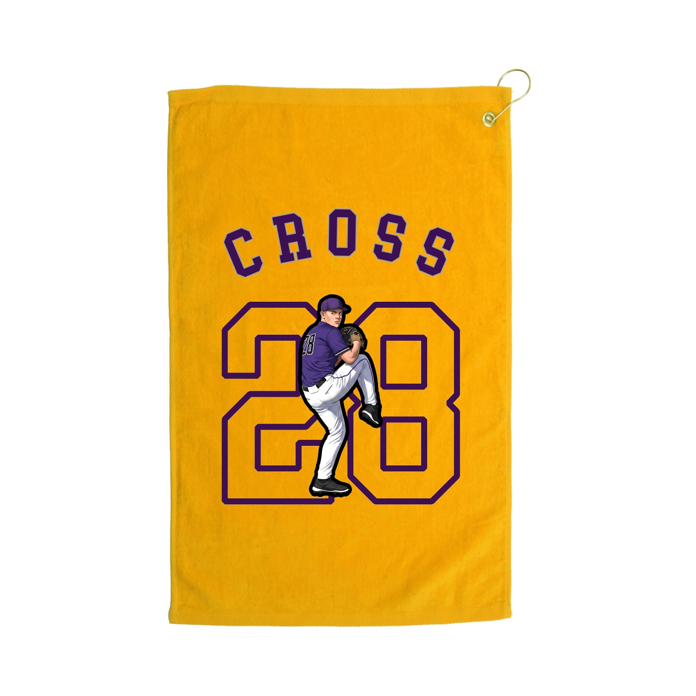 Golf Towel — Shirsey Arch in Gold