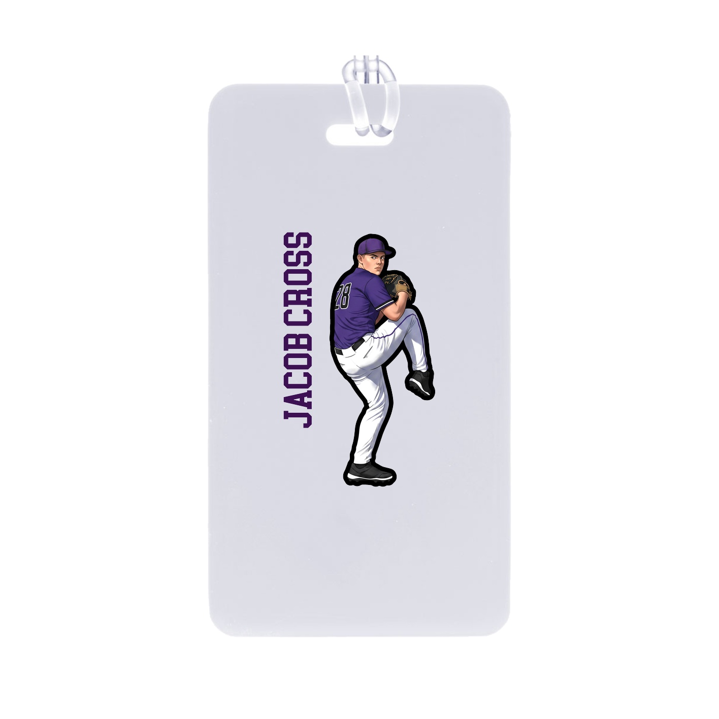 Bag Tag — Name Vertical in Classic