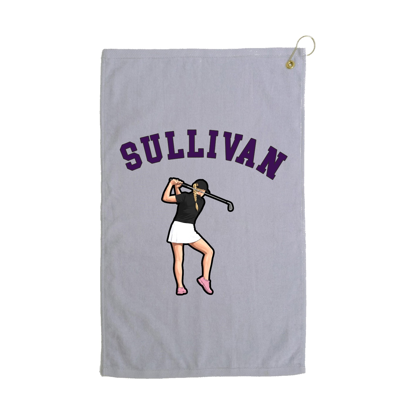 Golf Towel — Shirsey Arch in Grey