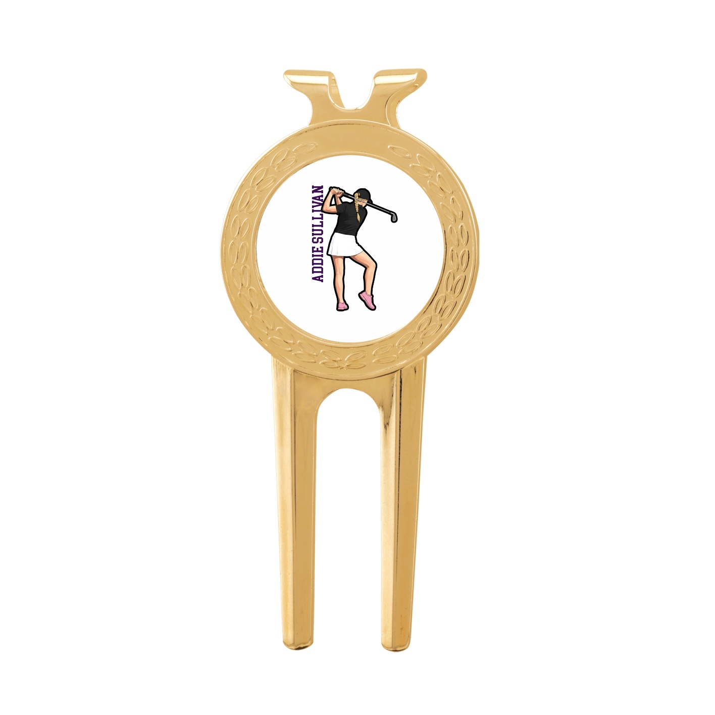 Divot Tool with Ball Marker — Name Vertical in Classic